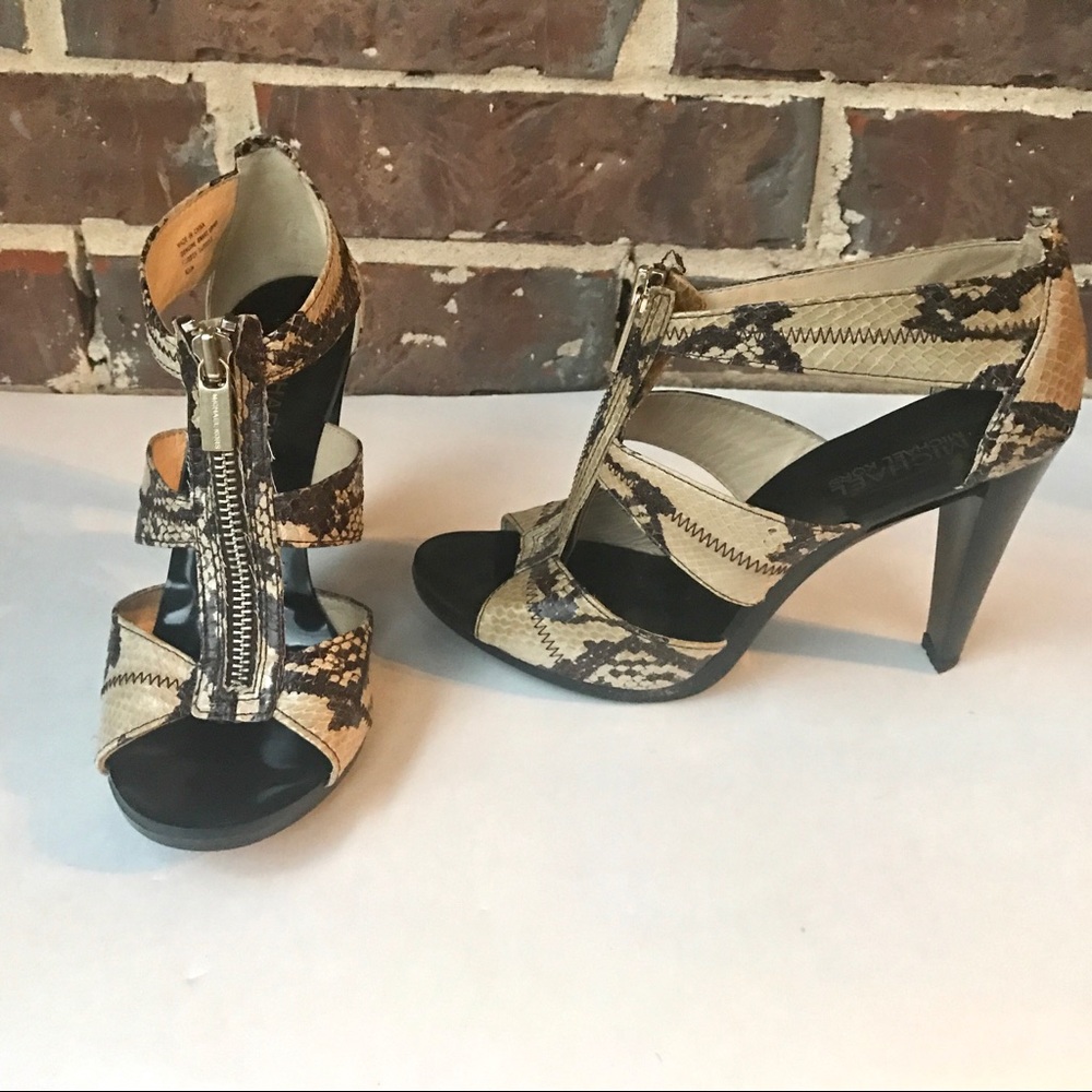 ‼️SOLD‼️ MICHAEL KORS SANDALS GENUINE SNAKE SKIN